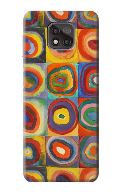 S3409 Squares Concentric Circles Case For Motorola Moto G Power (2021)