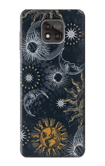 S3702 Moon and Sun Case For Motorola Moto G Power (2021)