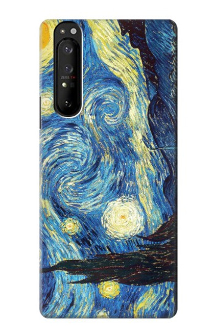 S0213 Van Gogh Starry Nights Case For Sony Xperia 1 III
