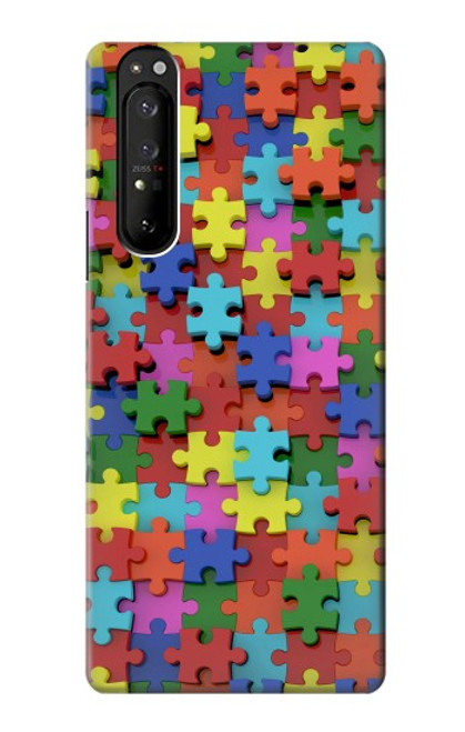 S0816 Puzzle Case For Sony Xperia 1 III