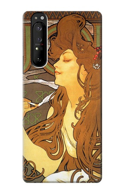 S0969 Alphonse Mucha Job Case For Sony Xperia 1 III