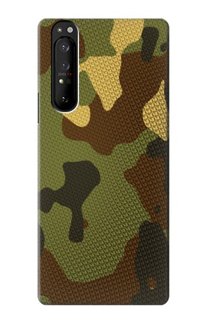 S1602 Camo Camouflage Graphic Printed Case For Sony Xperia 1 III