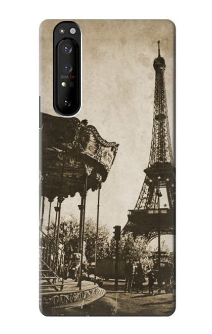 S2174 Eiffel Tower Vintage Paris Case For Sony Xperia 1 III