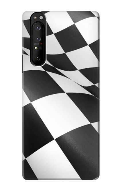 S2408 Checkered Winner Flag Case For Sony Xperia 1 III