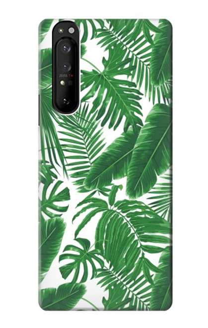 S3457 Paper Palm Monstera Case For Sony Xperia 1 III