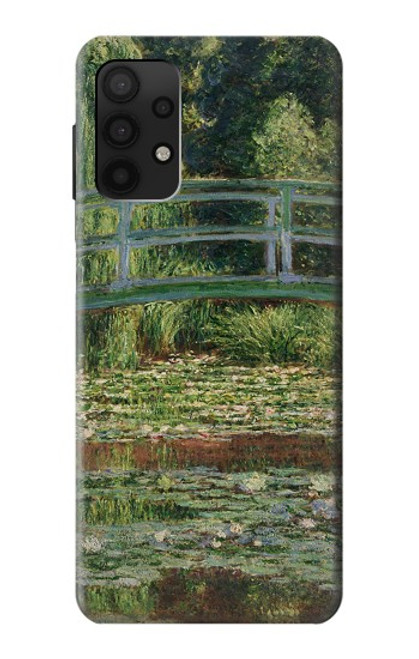 S3674 Claude Monet Footbridge and Water Lily Pool Case For Samsung Galaxy A32 4G