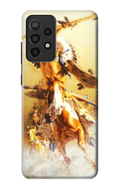 S1087 Red Indian Warrior Case For Samsung Galaxy A52, Galaxy A52 5G