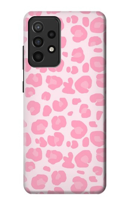 S2213 Pink Leopard Pattern Case For Samsung Galaxy A52, Galaxy A52 5G