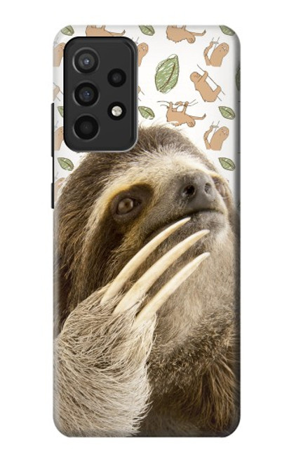 S3559 Sloth Pattern Case For Samsung Galaxy A52, Galaxy A52 5G
