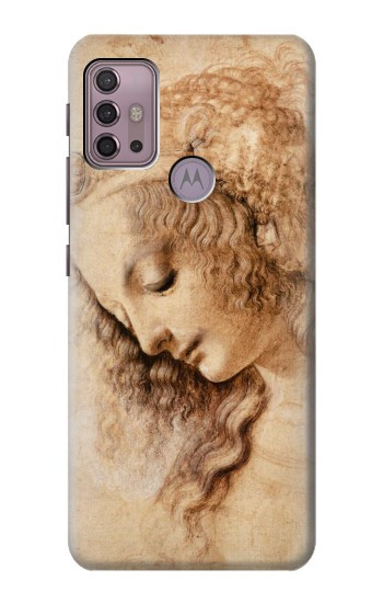 S1045 Leonardo da Vinci Woman's Head Case For Motorola Moto G30, G20, G10
