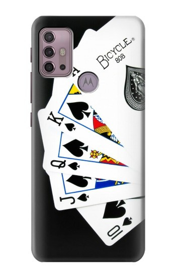 S1078 Poker Royal Straight Flush Case For Motorola Moto G30, G20, G10