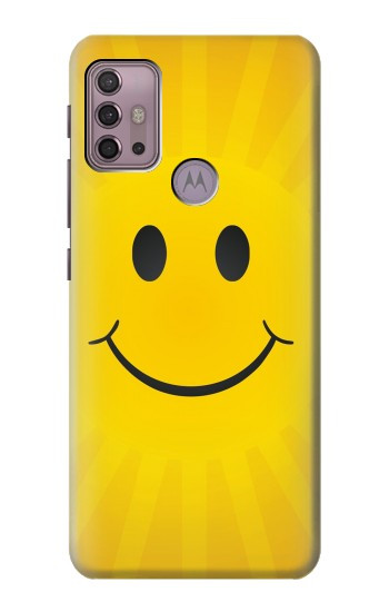 S1146 Yellow Sun Smile Case For Motorola Moto G30, G20, G10