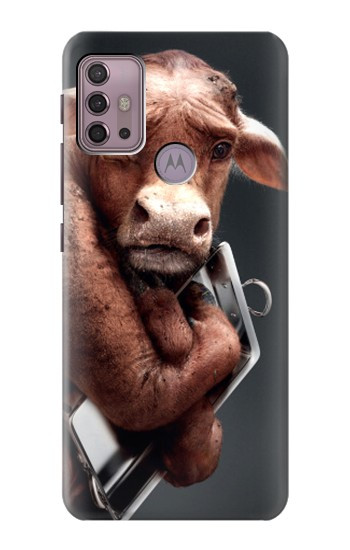 S1271 Crazy Cow Case For Motorola Moto G30, G20, G10