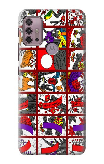 S1923 Hanafuda Japanese Flower Card Case For Motorola Moto G30, G20, G10