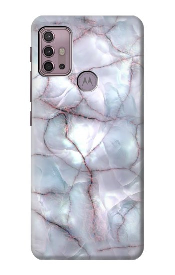 S2316 Dark Blue Marble Texture Graphic Print Case For Motorola Moto G30, G20, G10
