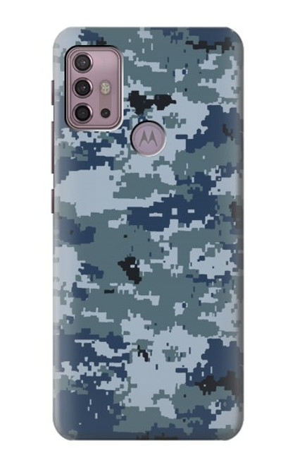 S2346 Navy Camo Camouflage Graphic Case For Motorola Moto G30, G20, G10