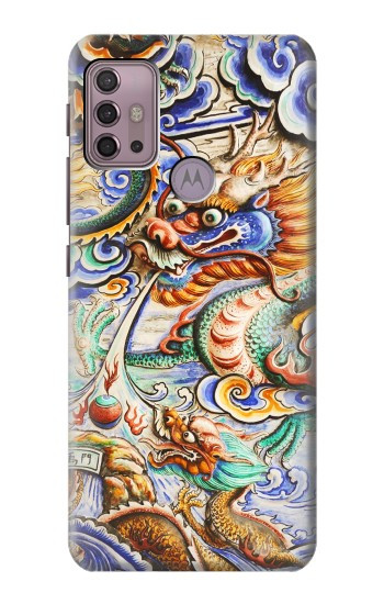 S2584 Traditional Chinese Dragon Art Case For Motorola Moto G30, G20, G10