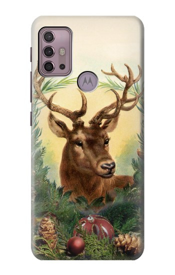 S2841 Vintage Reindeer Christmas Case For Motorola Moto G30, G20, G10