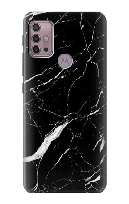 S2895 Black Marble Graphic Printed Case For Motorola Moto G30, G20, G10