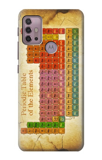 S2934 Vintage Periodic Table of Elements Case For Motorola Moto G30, G20, G10