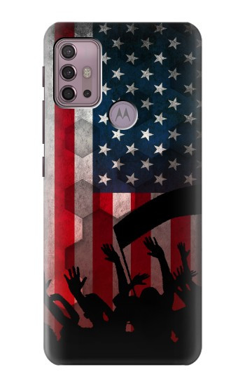 S2989 USA America Soccer Case For Motorola Moto G30, G20, G10