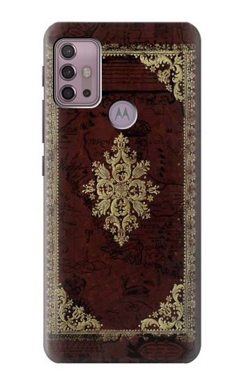 S3014 Vintage Map Book Cover Case For Motorola Moto G30, G20, G10