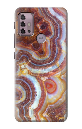 S3034 Colored Marble Texture Printed Case For Motorola Moto G30, G20, G10