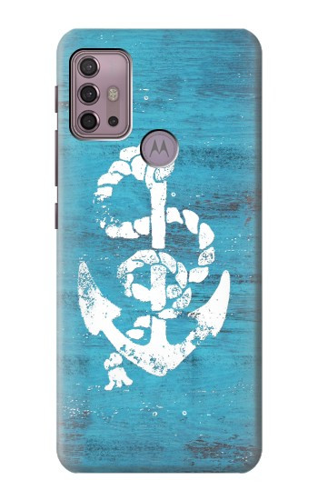 S3053 Marine Anchor Blue Case For Motorola Moto G30, G20, G10