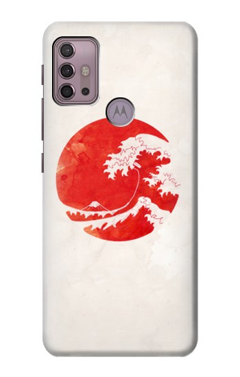 S3237 Waves Japan Flag Case For Motorola Moto G30, G20, G10
