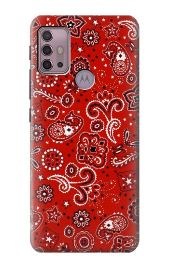 S3354 Red Classic Bandana Case For Motorola Moto G30, G20, G10