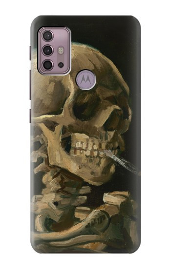 S3358 Vincent Van Gogh Skeleton Cigarette Case For Motorola Moto G30, G20, G10