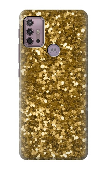 S3388 Gold Glitter Graphic Print Case For Motorola Moto G30, G20, G10