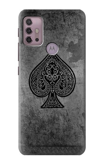 S3446 Black Ace Spade Case For Motorola Moto G30, G20, G10