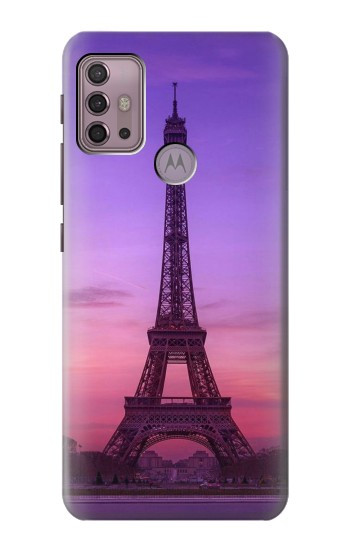 S3447 Eiffel Paris Sunset Case For Motorola Moto G30, G20, G10