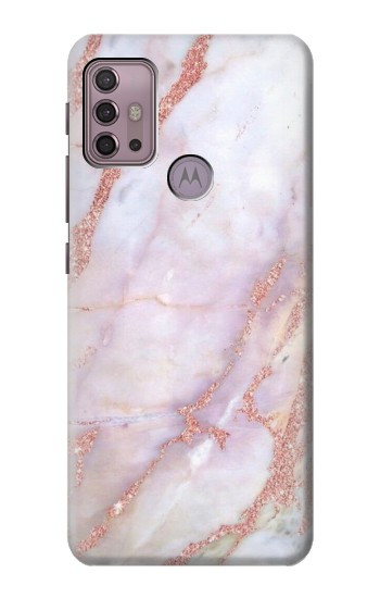 S3482 Soft Pink Marble Graphic Print Case For Motorola Moto G30, G20, G10