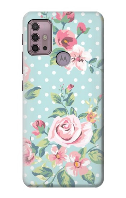 S3494 Vintage Rose Polka Dot Case For Motorola Moto G30, G20, G10