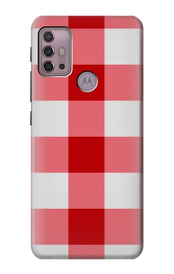 S3535 Red Gingham Case For Motorola Moto G30, G20, G10