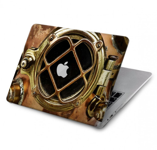 S2412 Vintage Deep Sea Diving Helmet Hard Case For MacBook Air 13″ - A1369, A1466