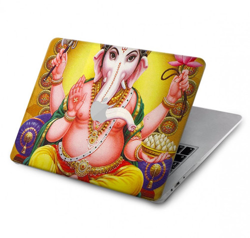 S0896 Lord Ganesh Hindu God Hard Case For MacBook Air 13″ - A1932, A2179, A2337