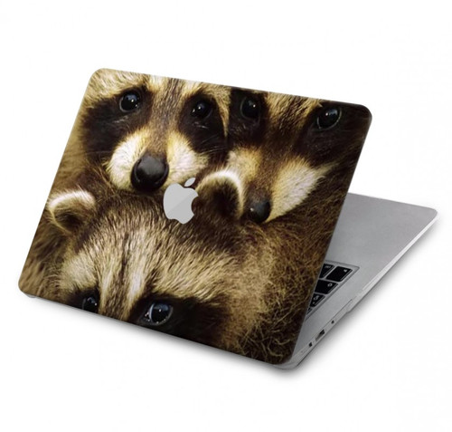 S0977 Baby Raccoons Hard Case For MacBook Air 13″ - A1932, A2179, A2337