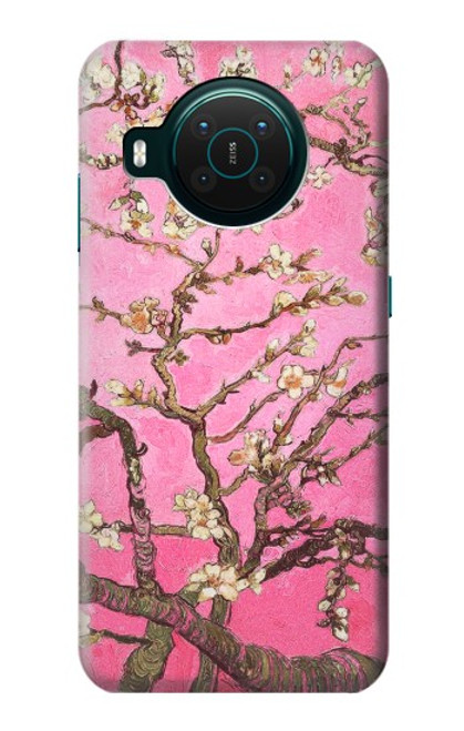 S2449 Pink Blossoming Almond Tree Van Gogh Case For Nokia X10