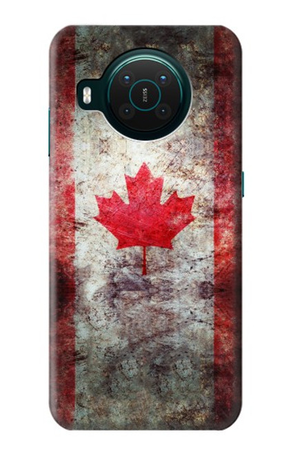 S2490 Canada Maple Leaf Flag Texture Case For Nokia X10