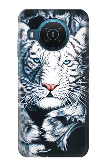 S0265 White Tiger Case For Nokia X20