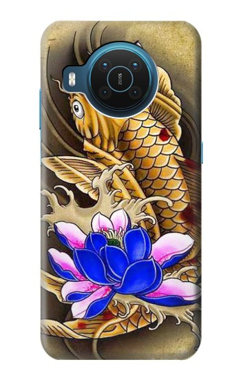 S1604 Carp Koi Fish Japanese Tattoo Case For Nokia X20