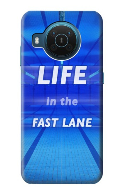 S3136 Life in the Fast Lane Swimming Pool Case For Nokia X20