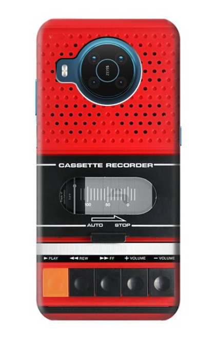 S3204 Red Cassette Recorder Graphic Case For Nokia X20