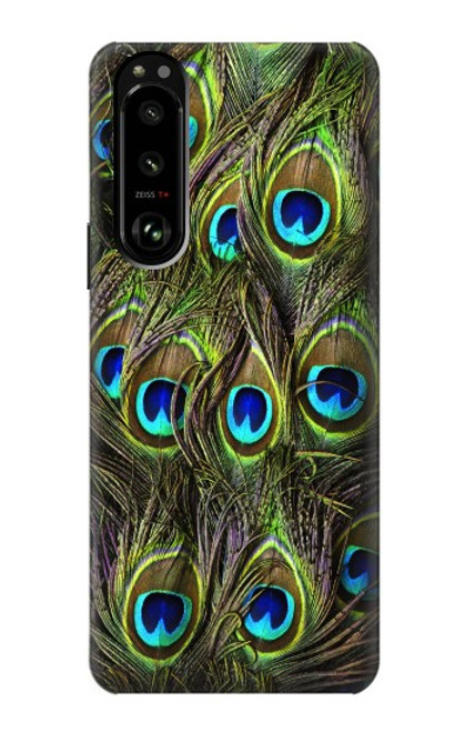 S1965 Peacock Feather Case For Sony Xperia 5 III