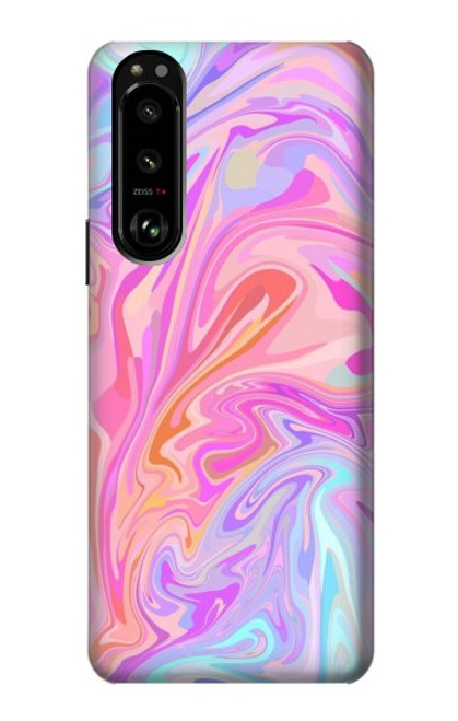 S3444 Digital Art Colorful Liquid Case For Sony Xperia 5 III