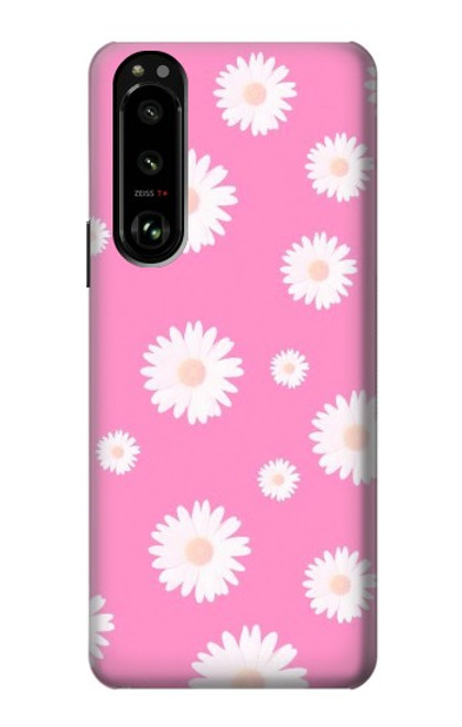 S3500 Pink Floral Pattern Case For Sony Xperia 5 III