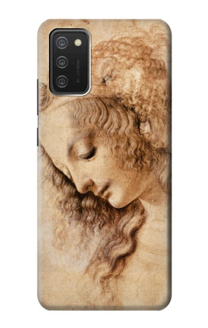 S1045 Leonardo da Vinci Woman's Head Case For Samsung Galaxy A03S